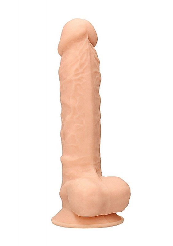 Dildo z jądrami na przyssawce 22,8 cm