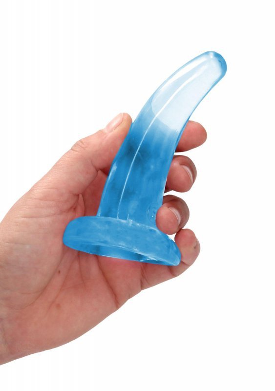 Dildo analne korek na przyssawce zielony niebieski 12 cm