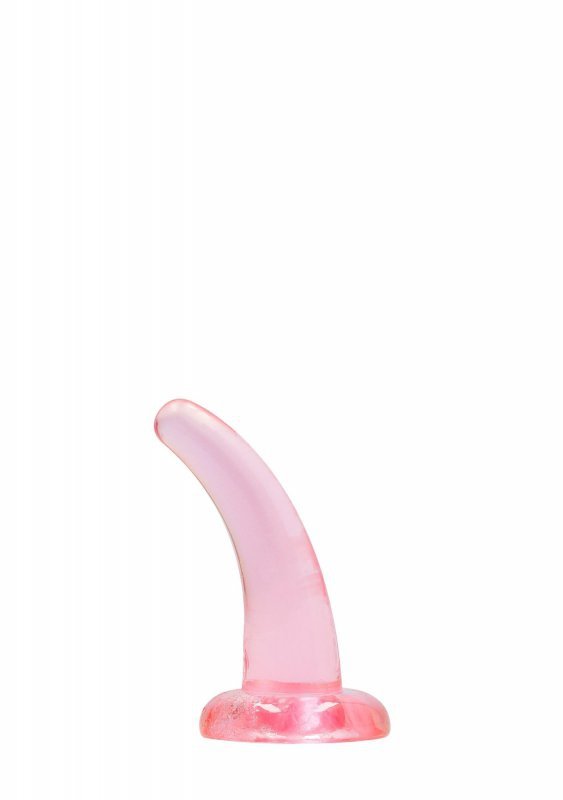 Dildo analne korek na przyssawce różowy 12 cm
