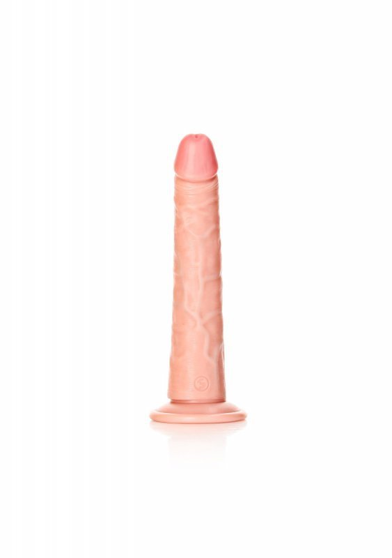 Smukły penis dildo na mocnej przyssawce  20 cm