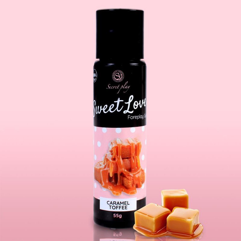 Jadalny żel do gry wstępnej Caramel Toffee gel 60 ml