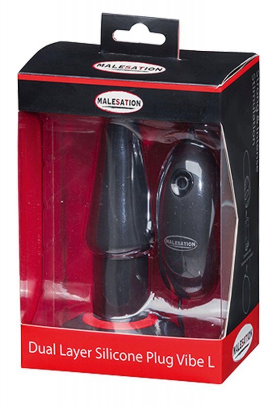 Wibrujący stożkowy korek analny zatyczka sterowana pilotem l