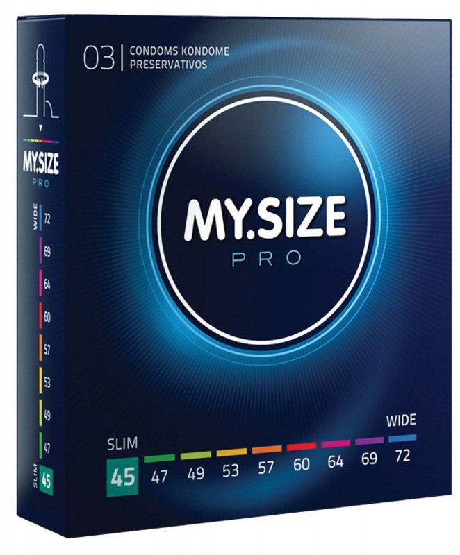 Prezerwatywy My.size Pro 45mm 3 sztuki