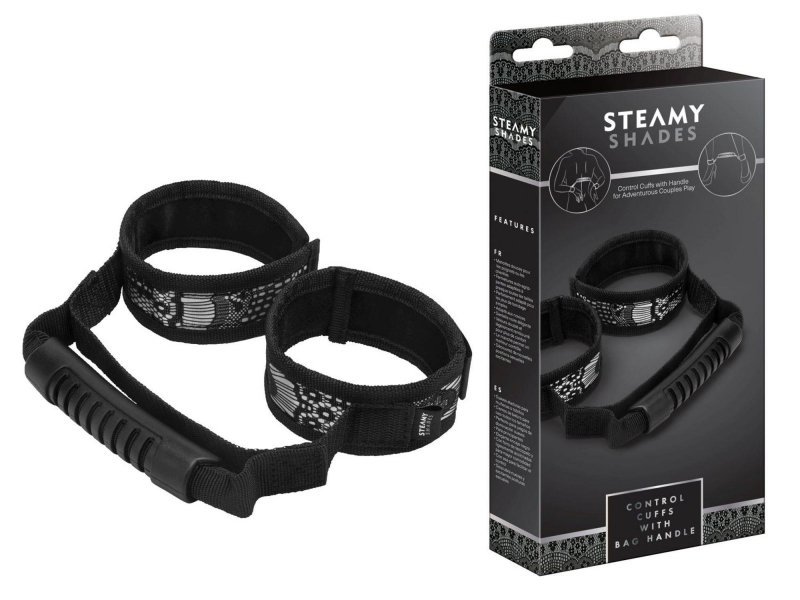 Kajdanki z uchwytem rączką Steamy Shades