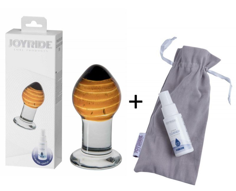 Zestaw szklany korek analny Joyride Premium GlassiX