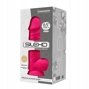 Różowe dildo z żyłami na mocnej przyssawce 21,5 cm