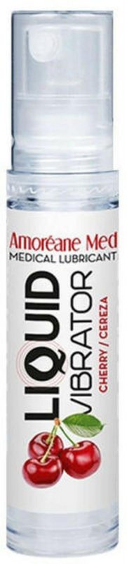 Wibrator w płynie lubrykant wiśniowy 10ml