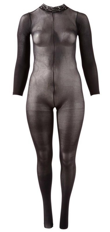 Seksowny bodystocking kombinezon erotyczny z długim rękawem XL/2XL