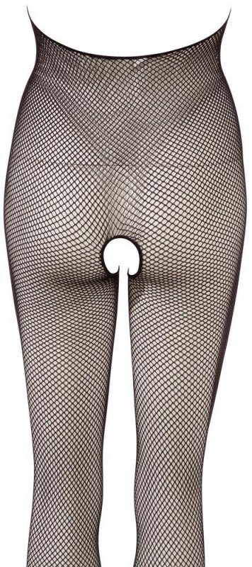 Seksowny bodystocking seks kombinezon z otwartymi piersiami i dziurką S-L