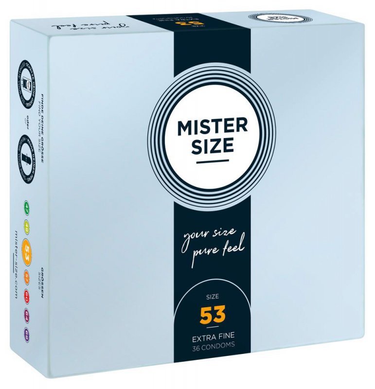 Prezerwatywy Mister Size 53mm pack of 36