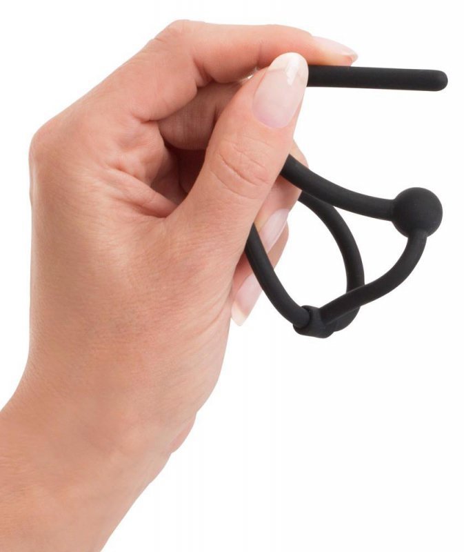 Dilator penisa zatyczka wtyk z otworem na sikanie