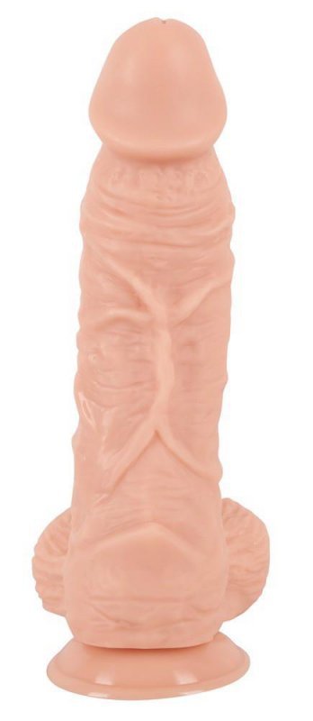 Realistyczne dildo gigant z jądrami na przyssawce gruby 33 cm