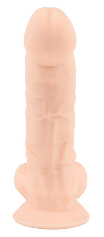 Penisa dildo z silexpanu twardy lub miękki od temperatury Silexd 18cm