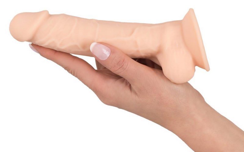 Penisa dildo z silexpanu twardy lub miękki od temperatury Silexd 18cm