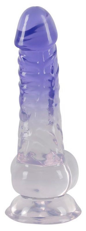 Dildo realne żelowe z jądrami 19,5 cm
