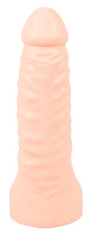 Realistyczna nakładka do podwójnej penetracji z pierścieniem dildo anal