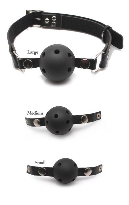 Knebel kulka do ust oddychający ffs ball gag training system