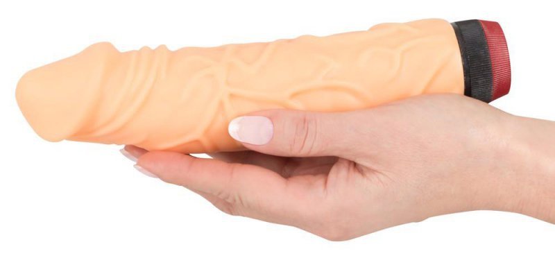Realistyczne dildo z wibracjami 18 cm