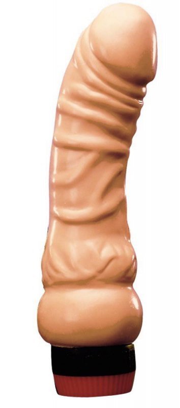 Naturalny wibrator z żyłami 17 cm
