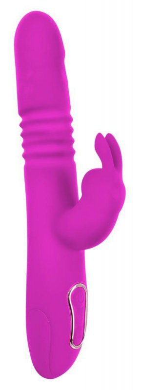 Posuwisty wibrator z króliczkiem sex masażer
