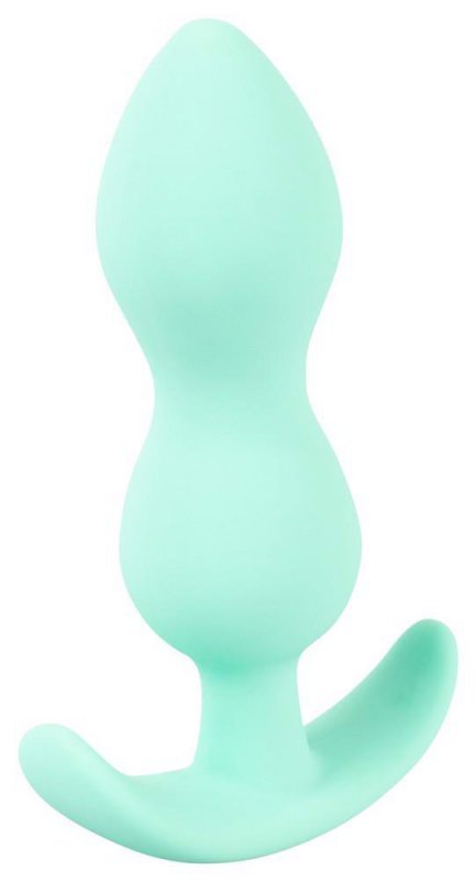 Korek analny z kulkami plug z uchwytem Cuties Plugs zielony