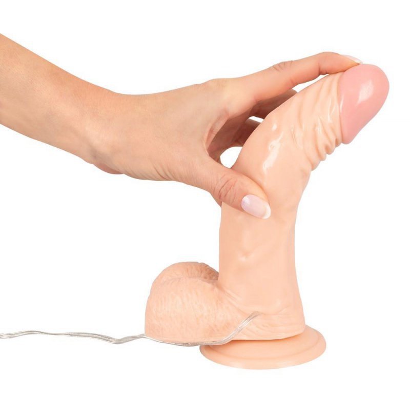 Wibrujący strap-on realistyczny wibrator 