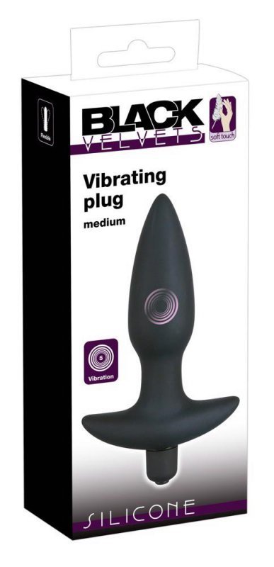 Stożkowy wibrator korek analny zatyczka plug penetrator anusa
