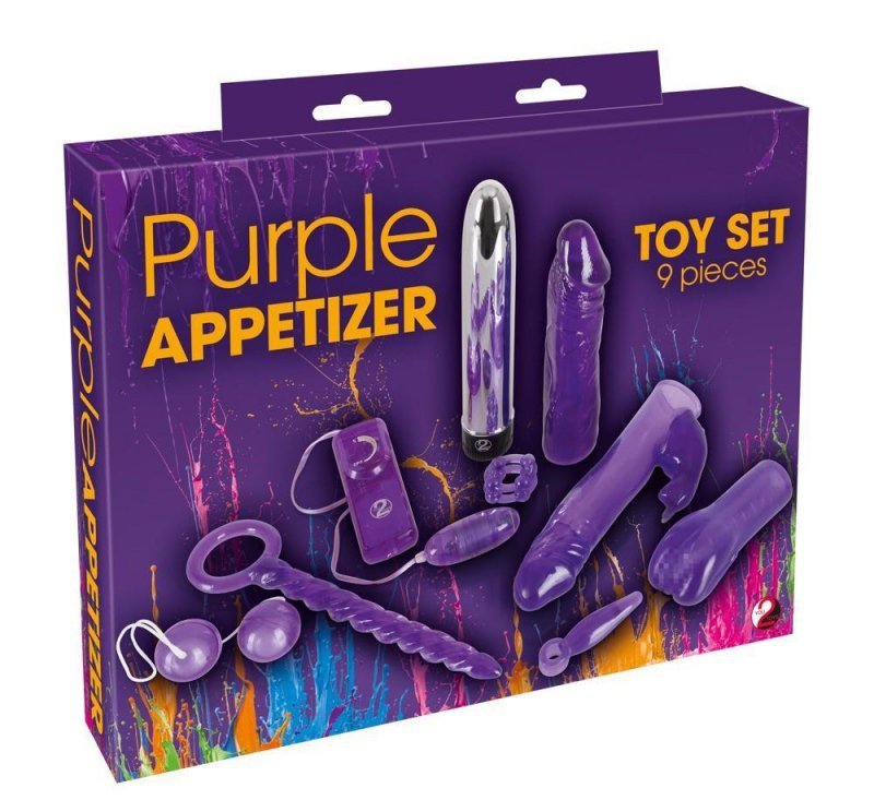 Zestaw Purple Appetizer- Akcesoria erotyczne