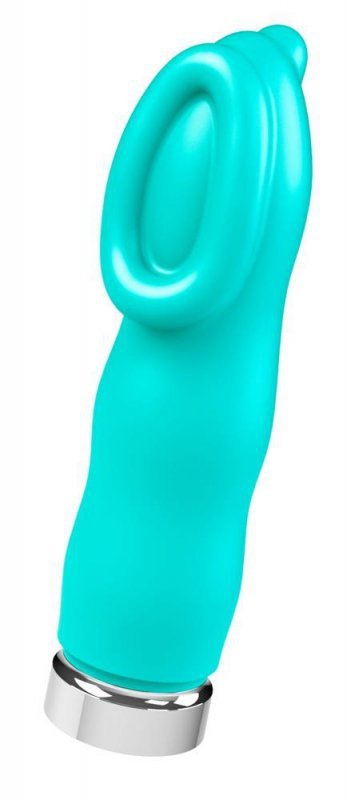 Wibrujący mini masażer stymulator łechtaczki miętowy