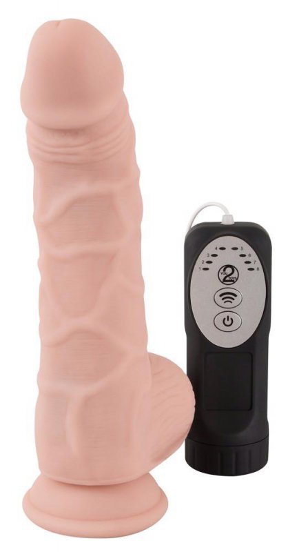 Naturalny wibrator pulsacyjny na przyssawce 20 cm