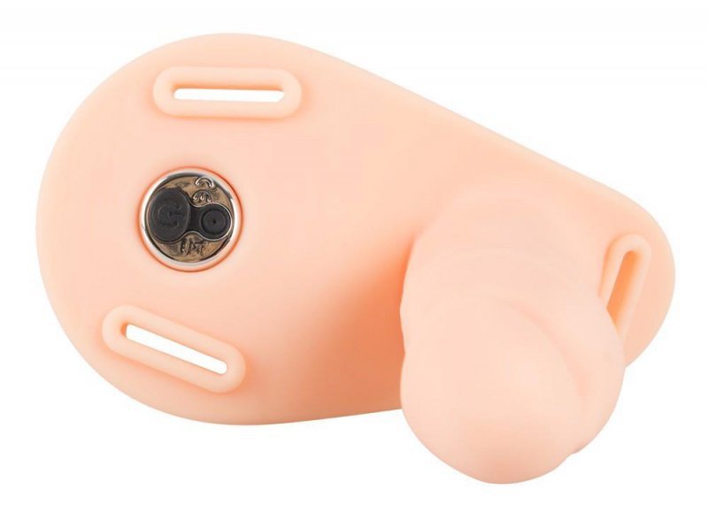 Vibrating double strapon