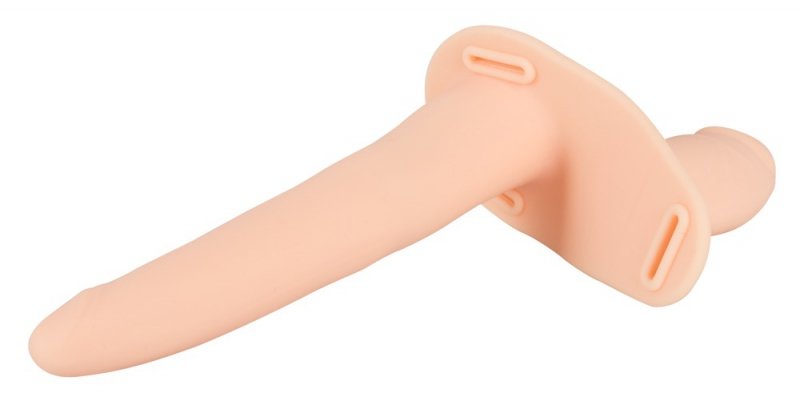 Vibrating double strapon
