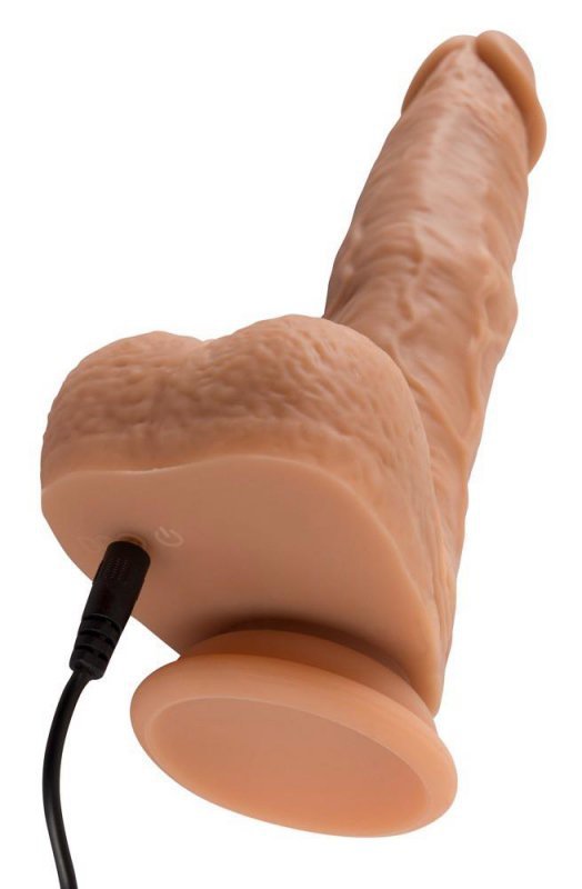 Realistyczne wibrujące dildo wibrator sterowany pilotem 