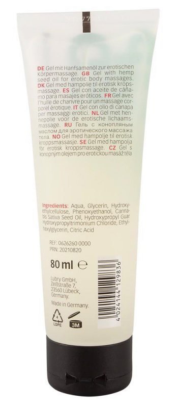 Just Play wodny żel lubrykant z konopii 80 ml