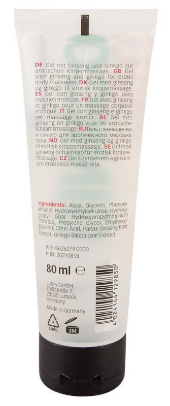 Just Play żel wodny lubrykant z żeń-szenia i miłorzębu 80 ml