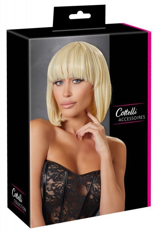 Seksowna peruka Cottelli krótkie blond włosy bob