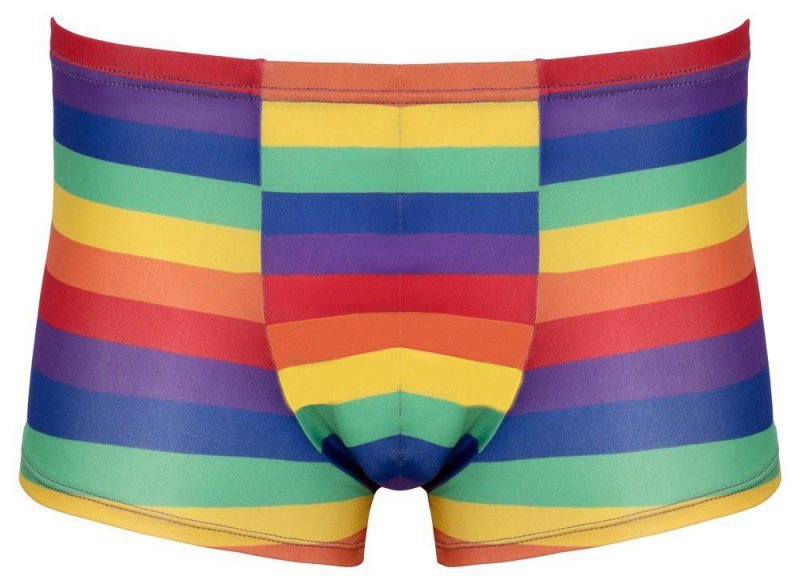 Seksowne bokserki męskie tęcza Men's Boxer Briefs Rainbow L