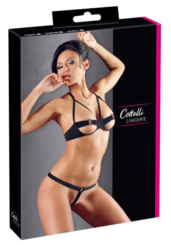 Sexy bielizna z pasków komplet Cottelli 80B/M