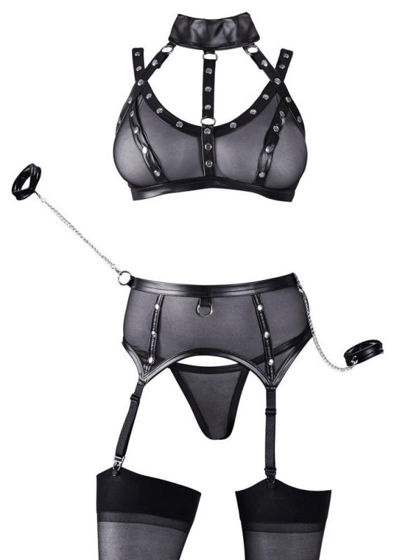 Komplet sex bielizna erotyczna bdsm Cottelli XL