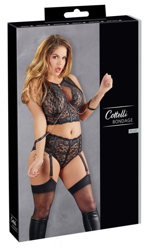 Sex bielizna erotyczna bdsm bondage Cottelli 95D/2XL
