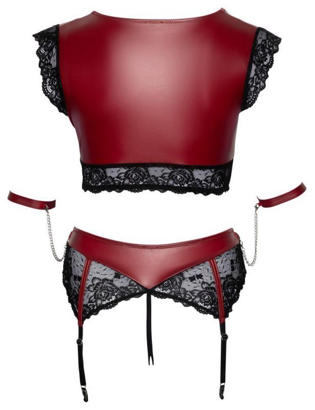 Komplet sex bielizny cottelli z pasem XL