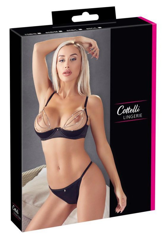 Ekskluzywna bielizna erotyczna łańcuszki Cottelli 80B/M