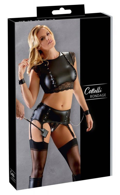 Podniecający komplet sex bielizny bdsm Cottelli S