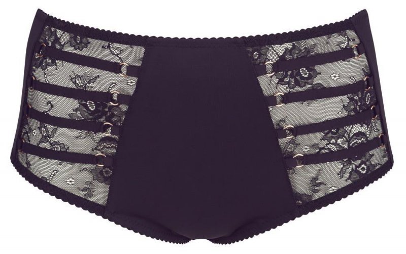 Czarne sex figi z wysokim stanem Cottelli XL