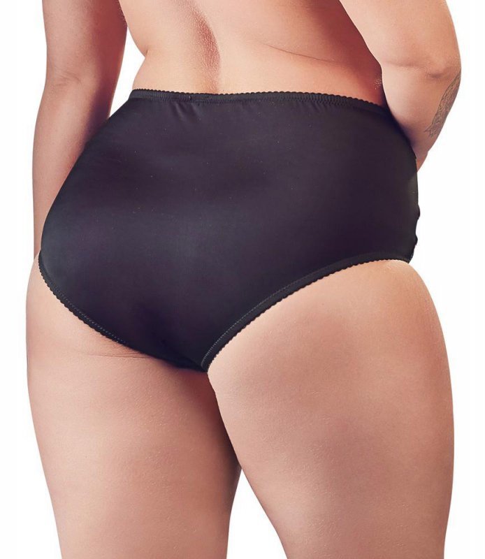 Czarne sex figi z wysokim stanem Cottelli 3XL