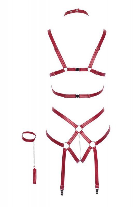 Seksowne body uprząż w stylu bondage S/M
