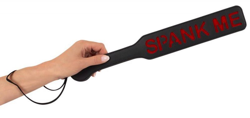 Packa do sex dominacji z napisem Spank Me