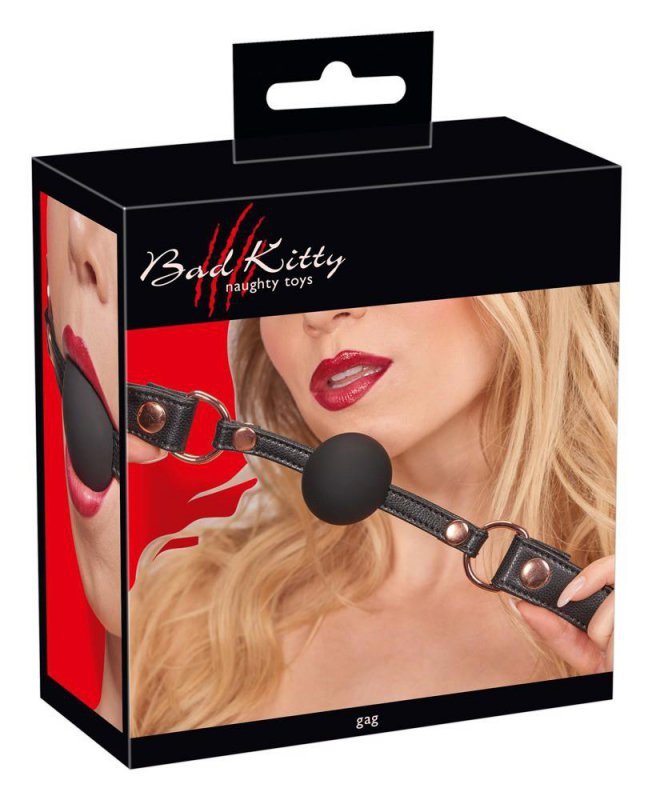 Knebel kulka do ust kneblowanie Bad Kitty Gag