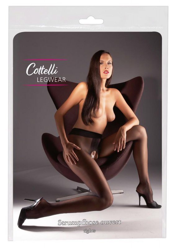 Uwodzicielskie sex rajstopy odkryte Cottelli  4