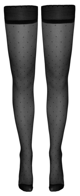 Sex pończochy samonośne Cottelli Dots 2